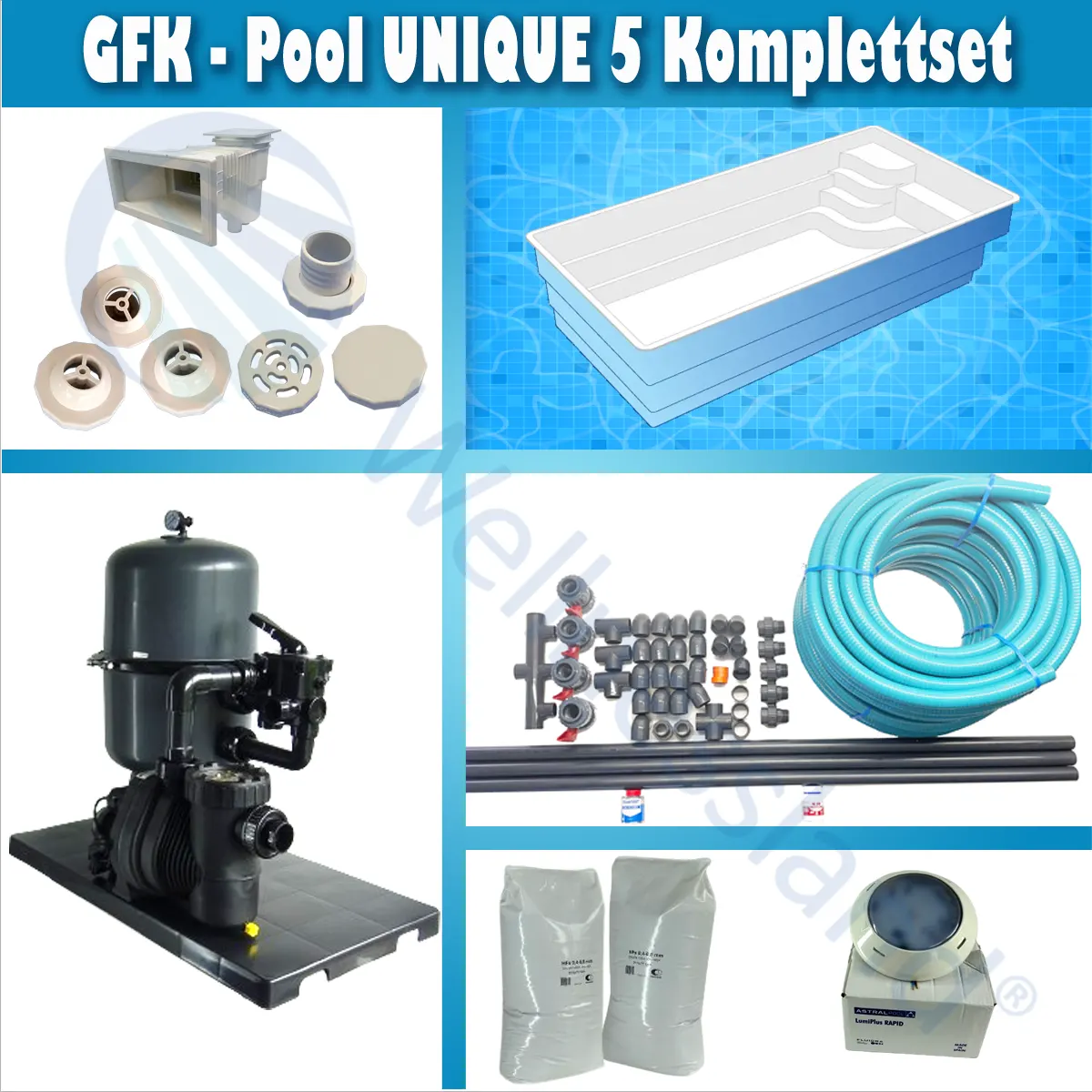 Gfk Pool Unique 5 Komplettset