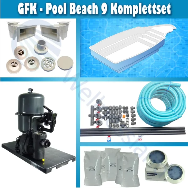 Gfk Pool Beach 9 Komplettset