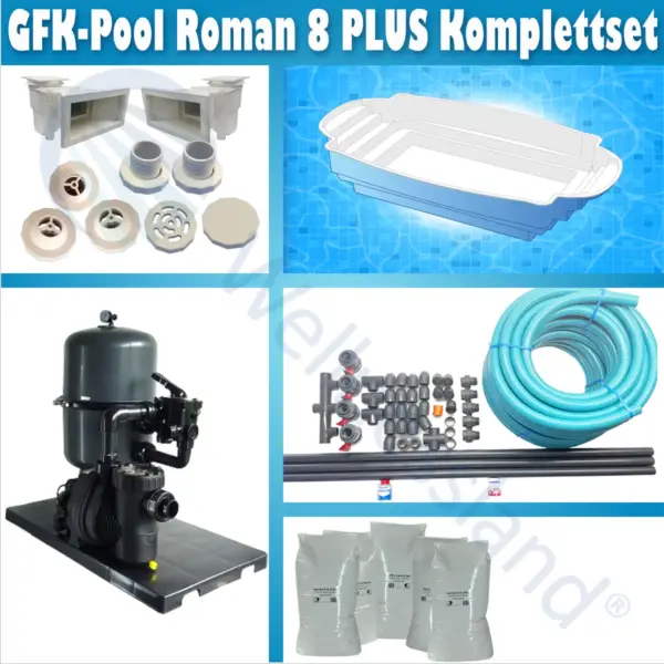 Gfk Pool Roman 9 Plus Komplettset