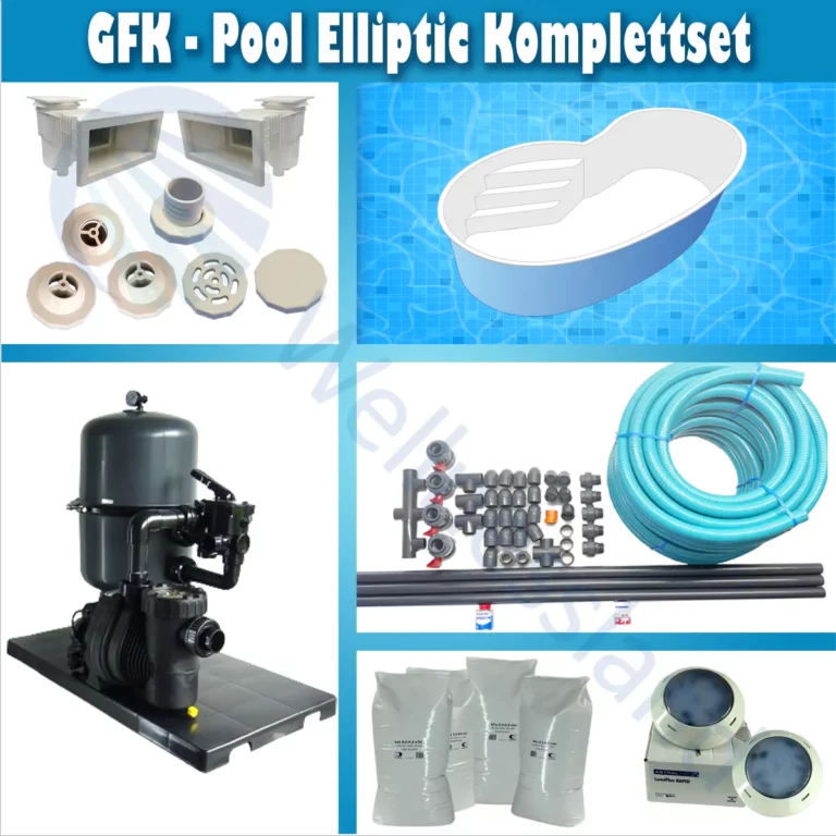 Gfk Pool Elliptic Komplettset