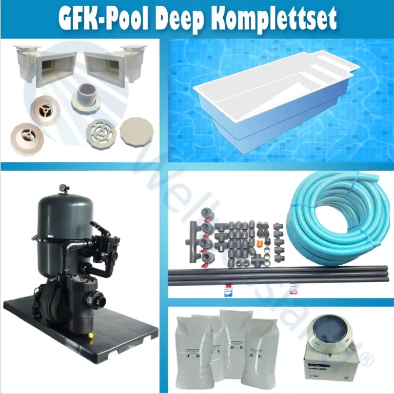 Gfk Pool Deep Komplettset