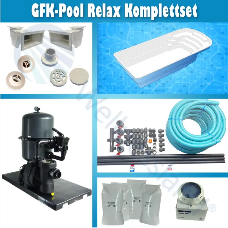 Gfk Pool Relax Komplettset